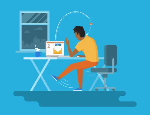 man reading an SEO blog
